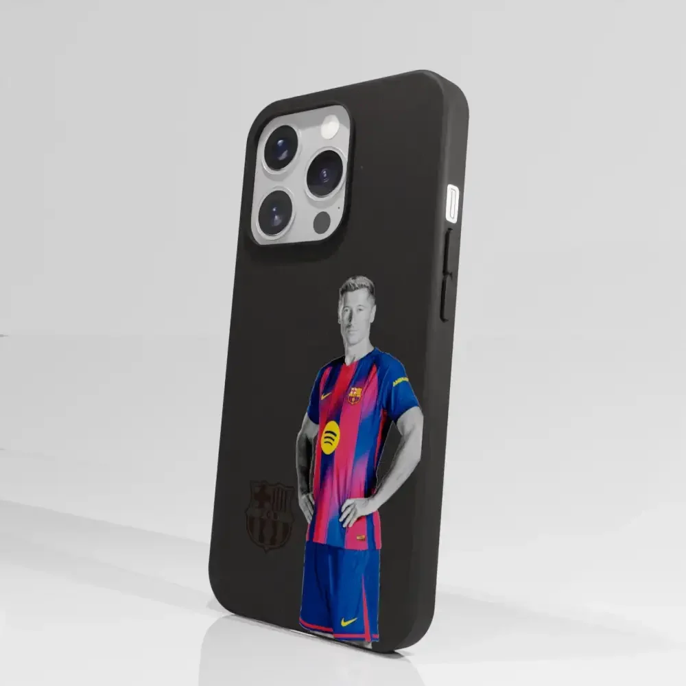 FC Barcelona Official Compostable Phone Case Lewandowski - Image 85