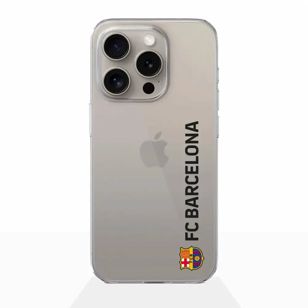 FC Barcelona Official Transparent Phone Case Black Vertical - Image 13