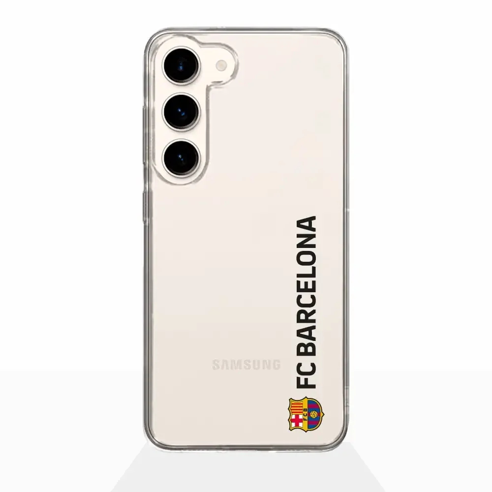 FC Barcelona Official Transparent Phone Case Black Vertical - Image 26