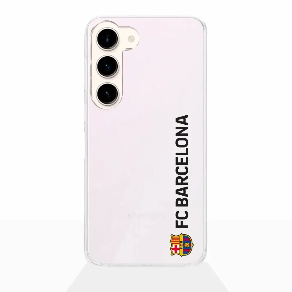 FC Barcelona Official Transparent Phone Case Black Vertical - Image 27