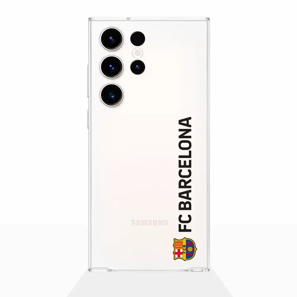FC Barcelona Official Transparent Phone Case Black Vertical - Image 28