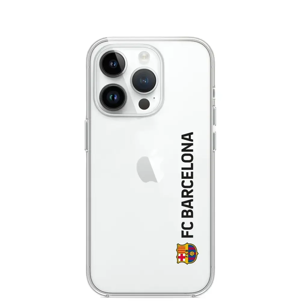 FC Barcelona Official Transparent Phone Case Black Vertical - Image 5