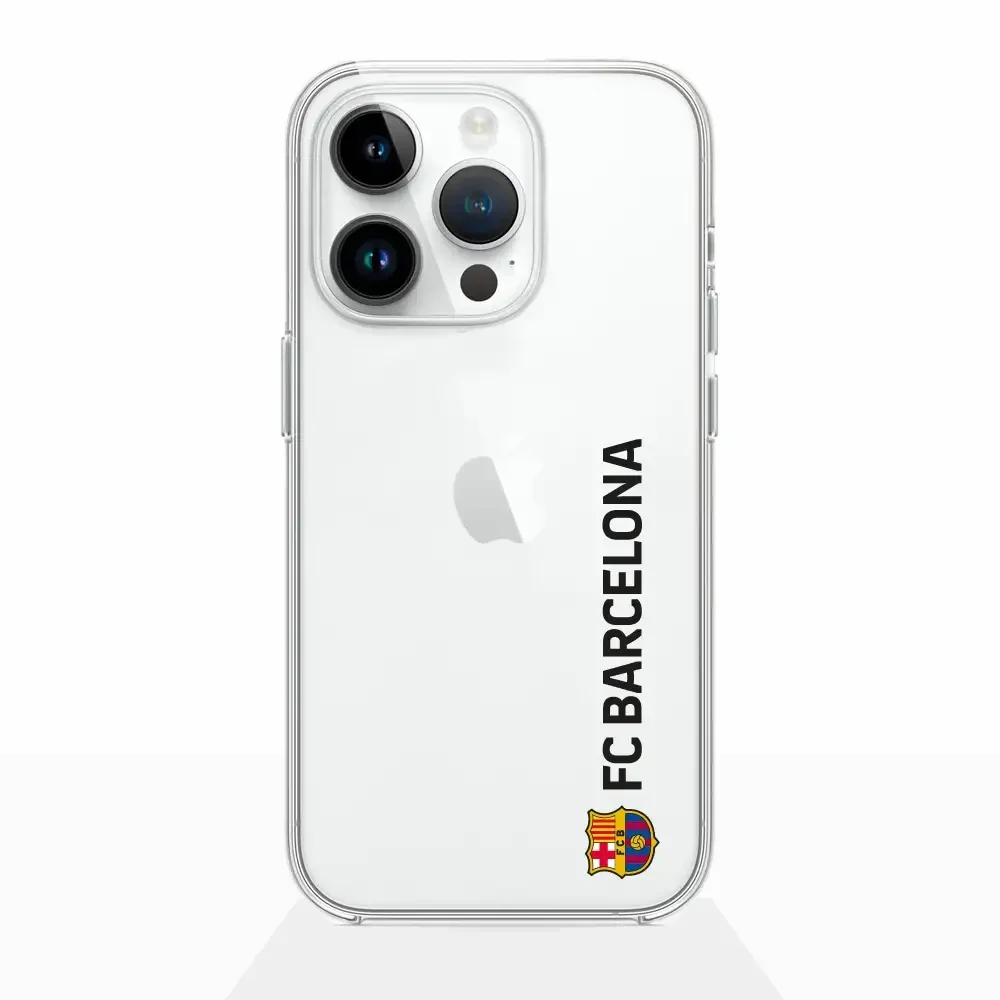 FC Barcelona Official Transparent Phone Case Black Vertical - Image 8