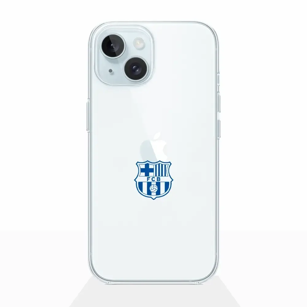 FC Barcelona Official Transparent Phone Case Blue Crest - Image 11