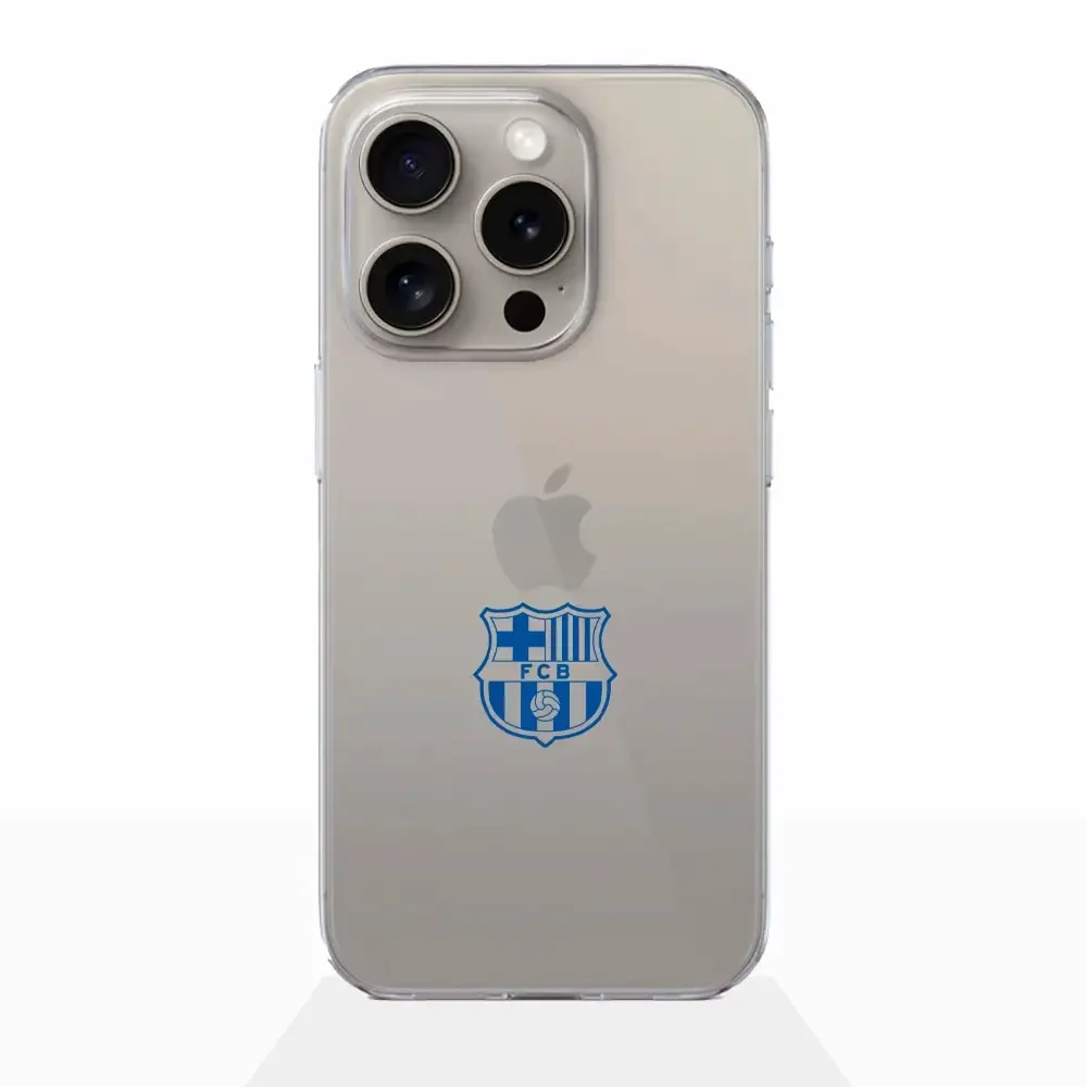 FC Barcelona Official Transparent Phone Case Blue Crest - Image 12