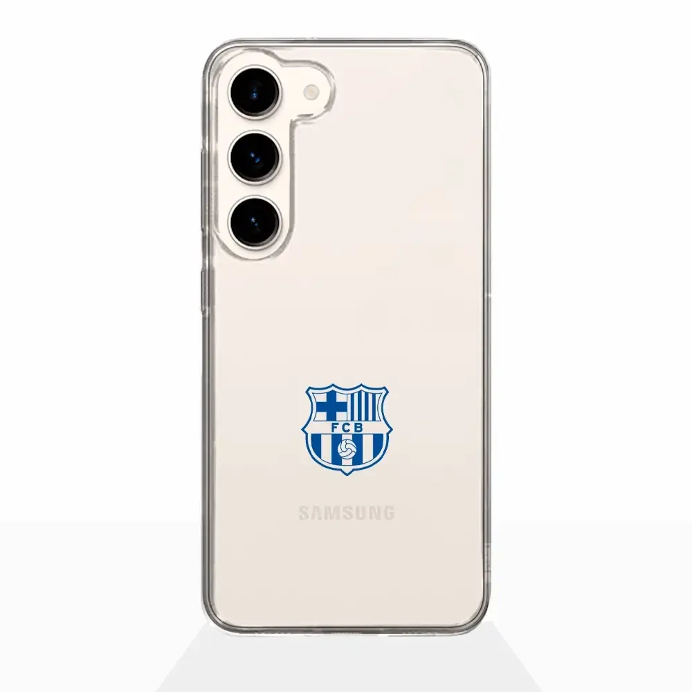 FC Barcelona Official Transparent Phone Case Blue Crest - Image 26