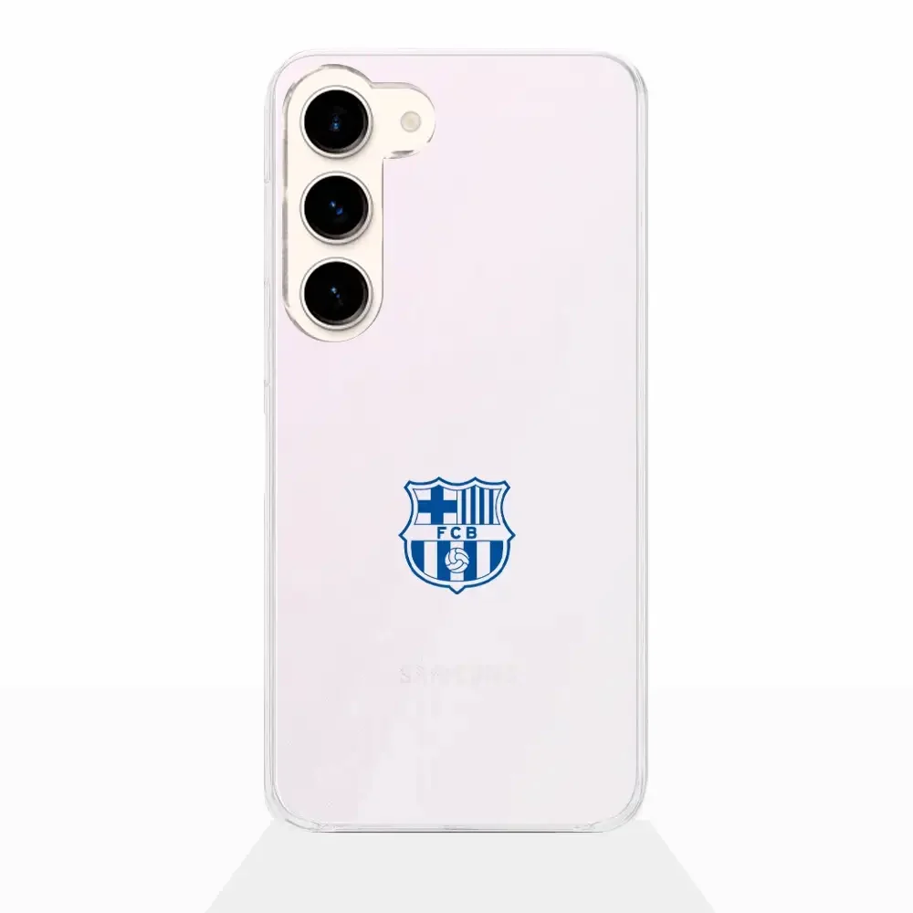 FC Barcelona Official Transparent Phone Case Blue Crest - Image 27