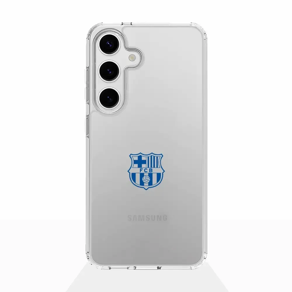 FC Barcelona Official Transparent Phone Case Blue Crest - Image 30