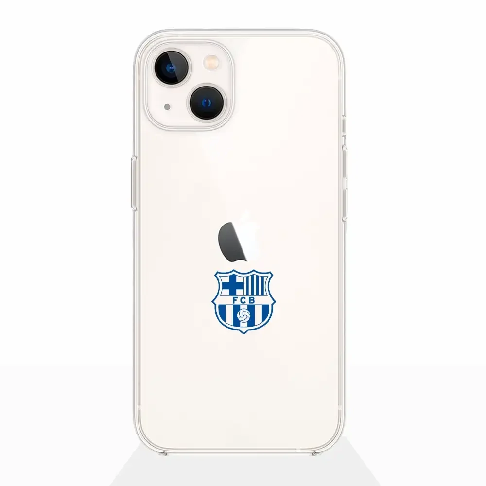 FC Barcelona Official Transparent Phone Case Blue Crest - Image 4