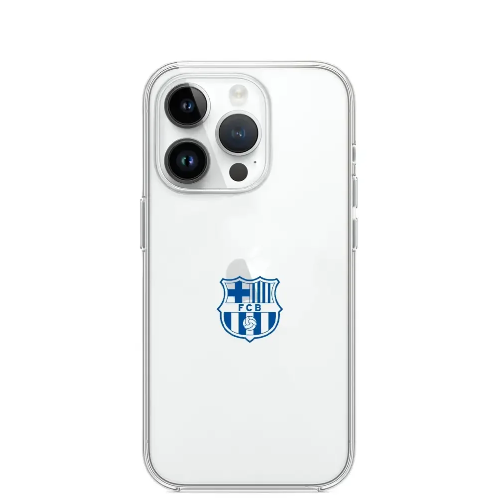 FC Barcelona Official Transparent Phone Case Blue Crest - Image 5