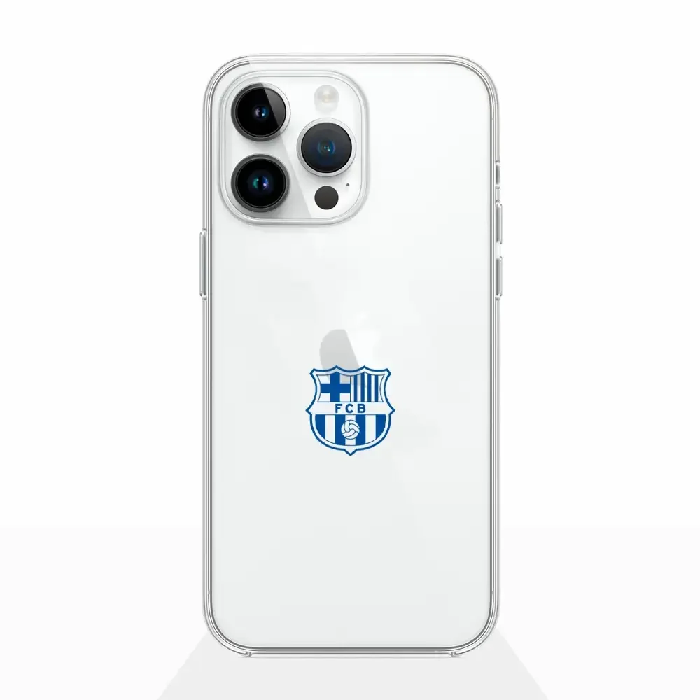 FC Barcelona Official Transparent Phone Case Blue Crest - Image 9