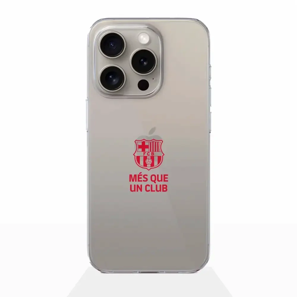 FC Barcelona Official Transparent Phone Case More Than a Club Red - Image 12