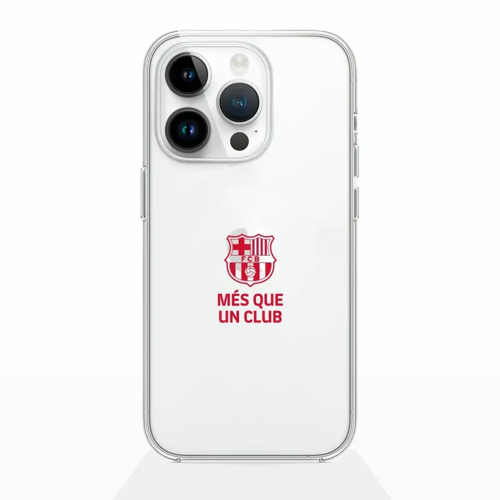 FC Barcelona Official Transparent Phone Case More Than a Club Red - Image 8