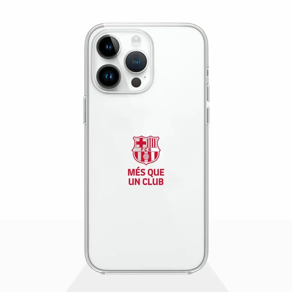 FC Barcelona Official Transparent Phone Case More Than a Club Red - Image 9