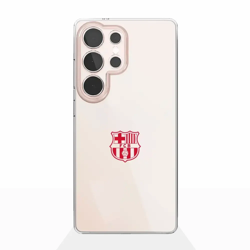 FC Barcelona Official Transparent Phone Case Red Crest - Image 31