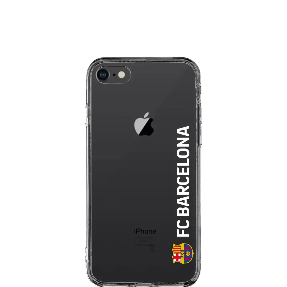FC Barcelona Official Transparent Phone Case White Vertical - Image 20