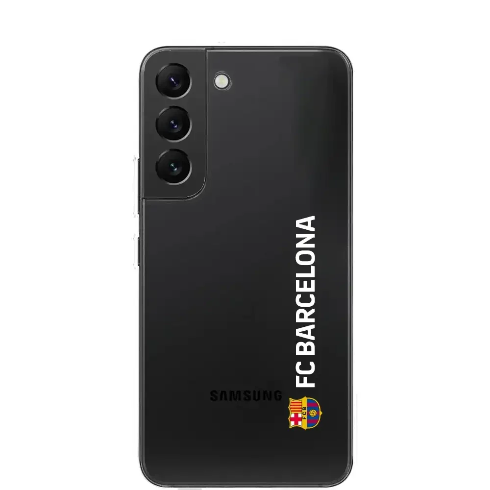 FC Barcelona Official Transparent Phone Case White Vertical - Image 25