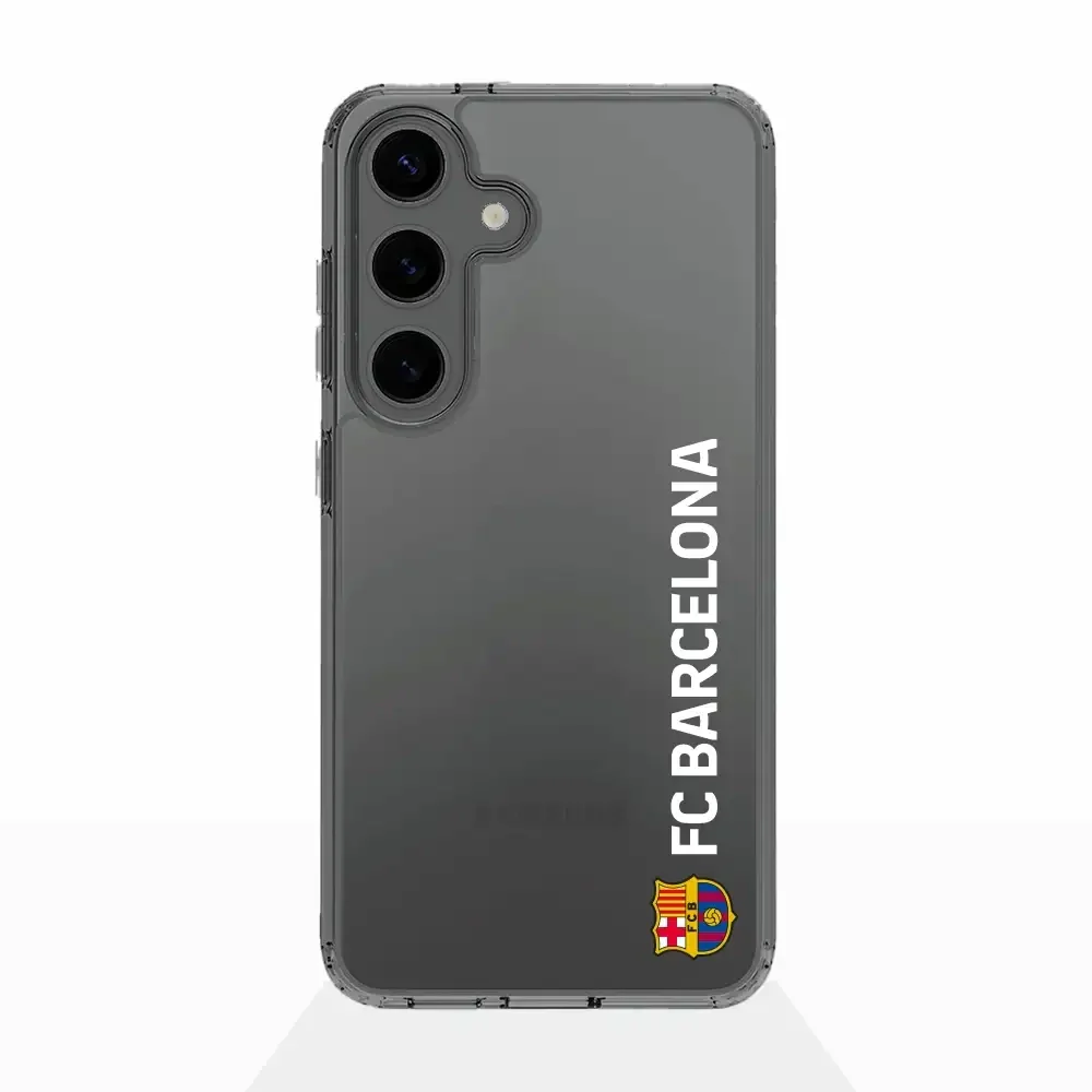 FC Barcelona Official Transparent Phone Case White Vertical - Image 30