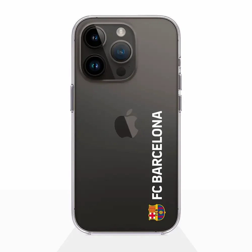 FC Barcelona Official Transparent Phone Case White Vertical - Image 8
