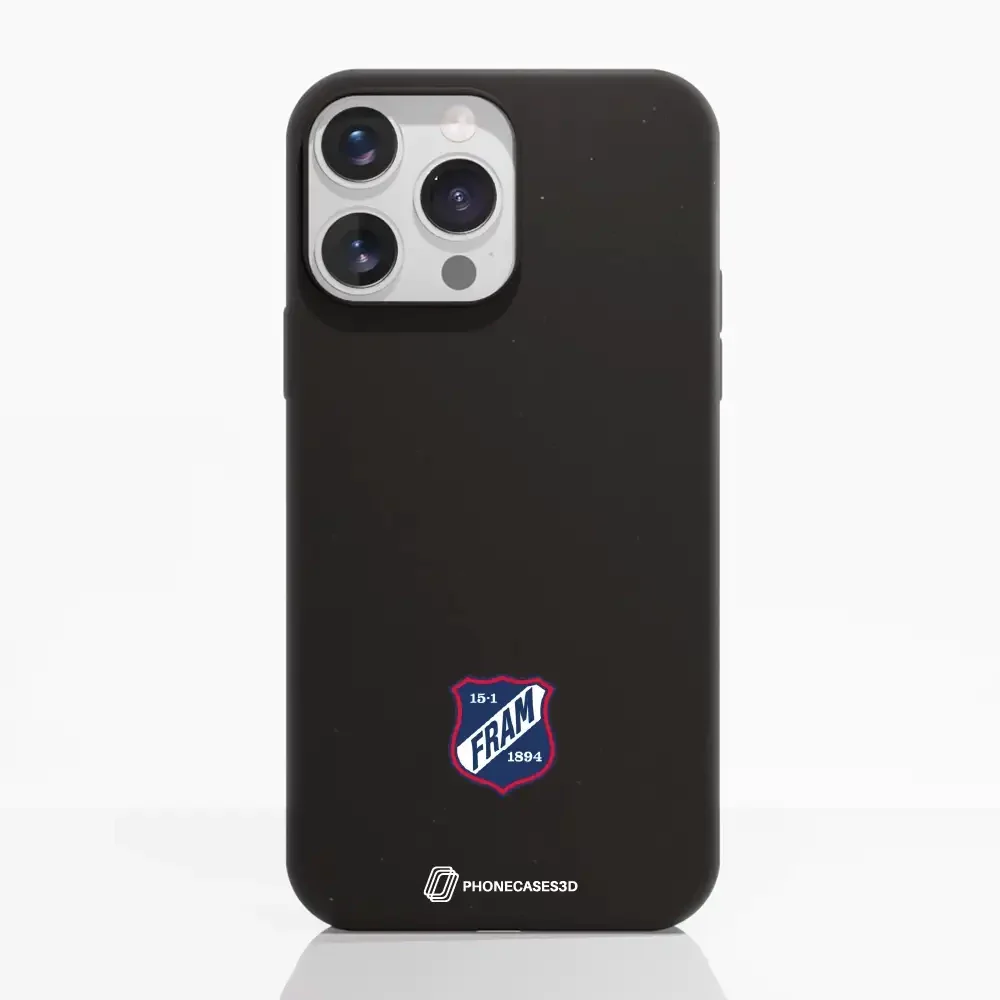 Fram Larvik Official Black Compostable Phone Case Minimal Crest - Image 12