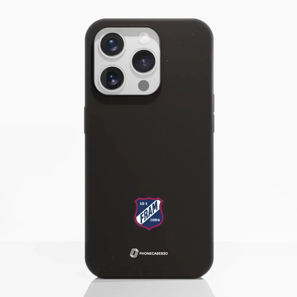 Fram Larvik Official Black Compostable Phone Case Minimal Crest - Image 15
