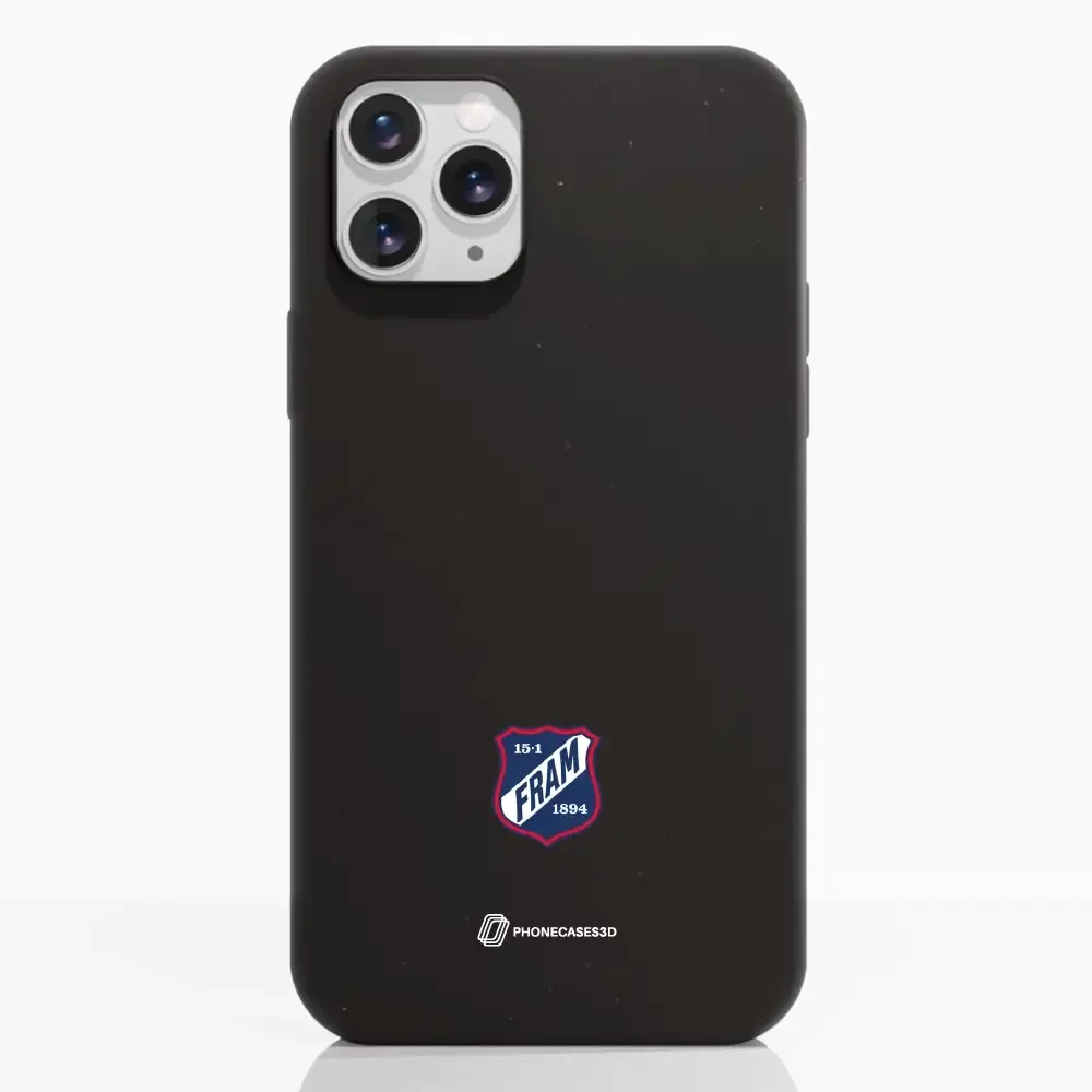 Fram Larvik Official Black Compostable Phone Case Minimal Crest - Image 2