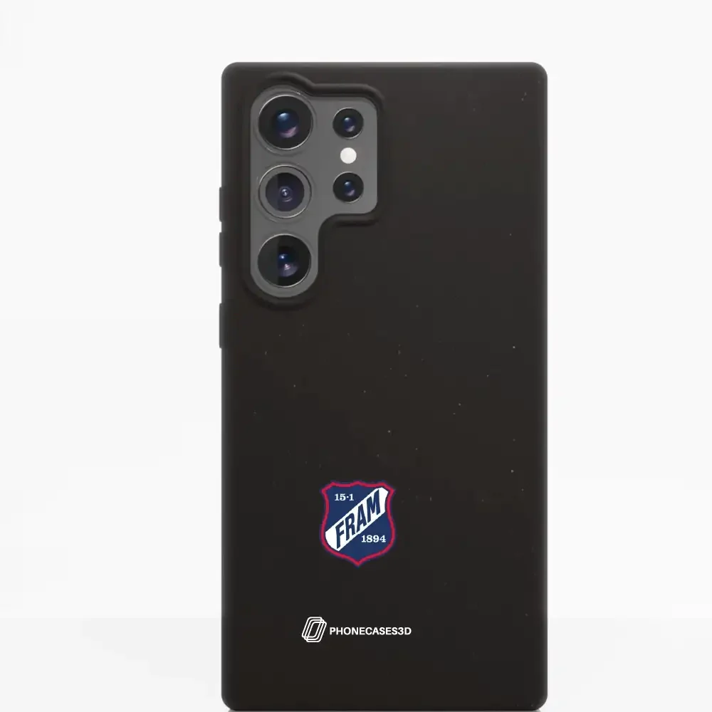 Fram Larvik Official Black Compostable Phone Case Minimal Crest - Image 43