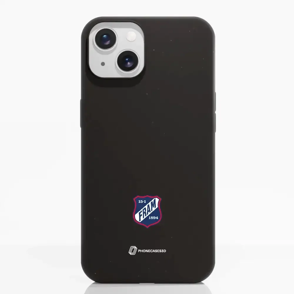 Fram Larvik Official Black Compostable Phone Case Minimal Crest - Image 6
