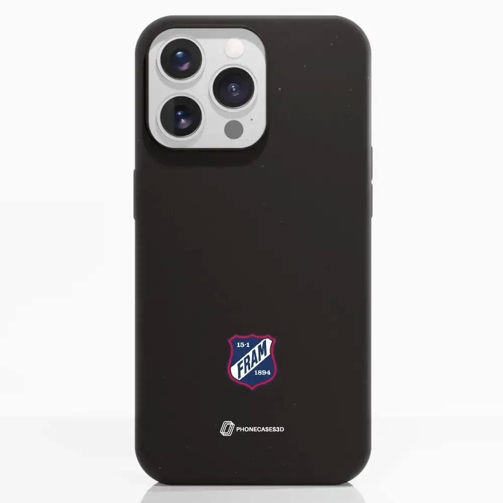 Fram Larvik Official Black Compostable Phone Case Minimal Crest - Image 7