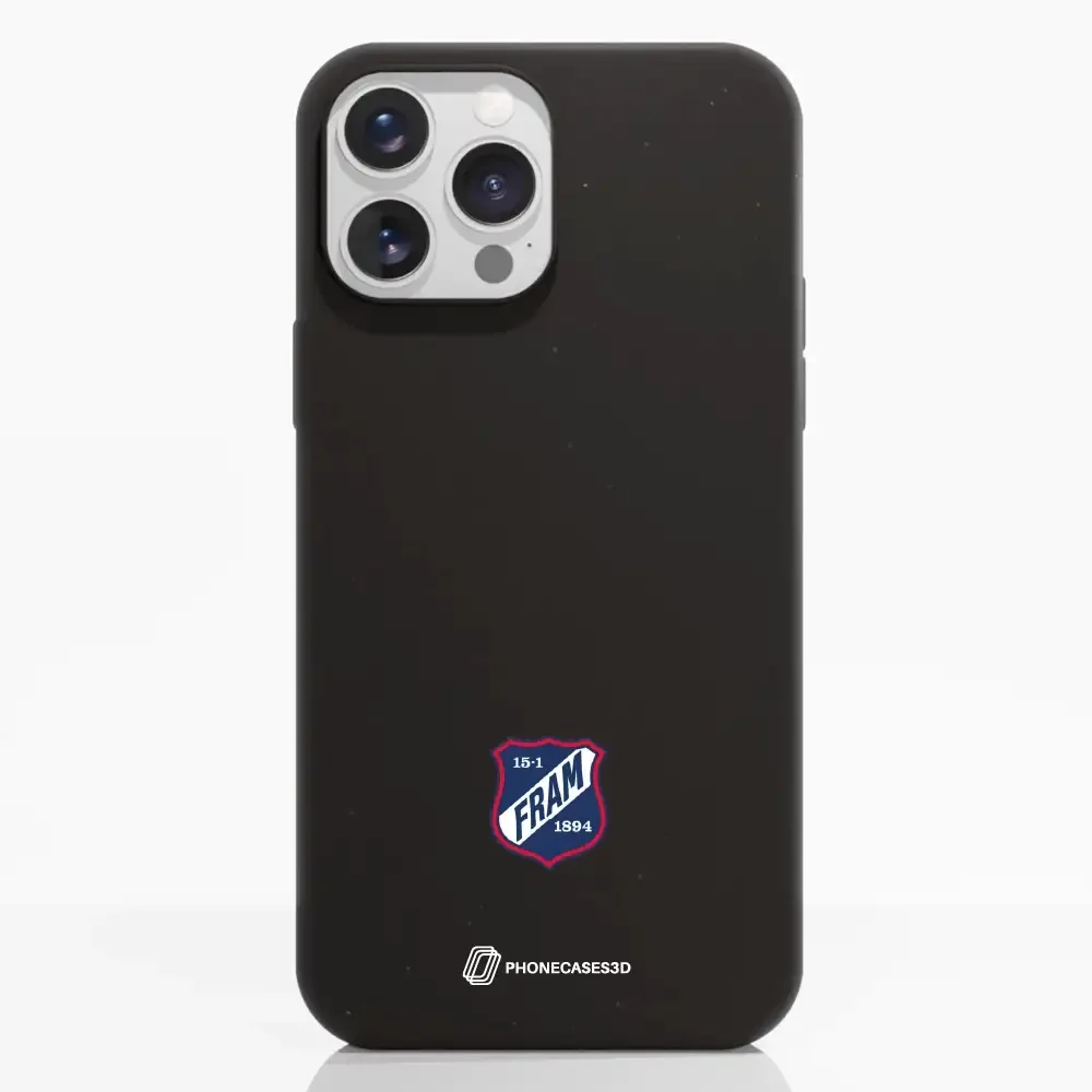 Fram Larvik Official Black Compostable Phone Case Minimal Crest - Image 8