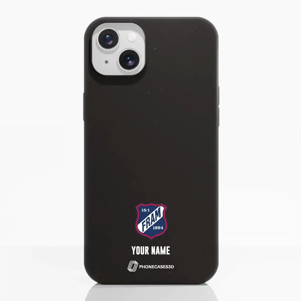 Fram Larvik Official Black Compostable Phone Case Minimal Crest - Image 10