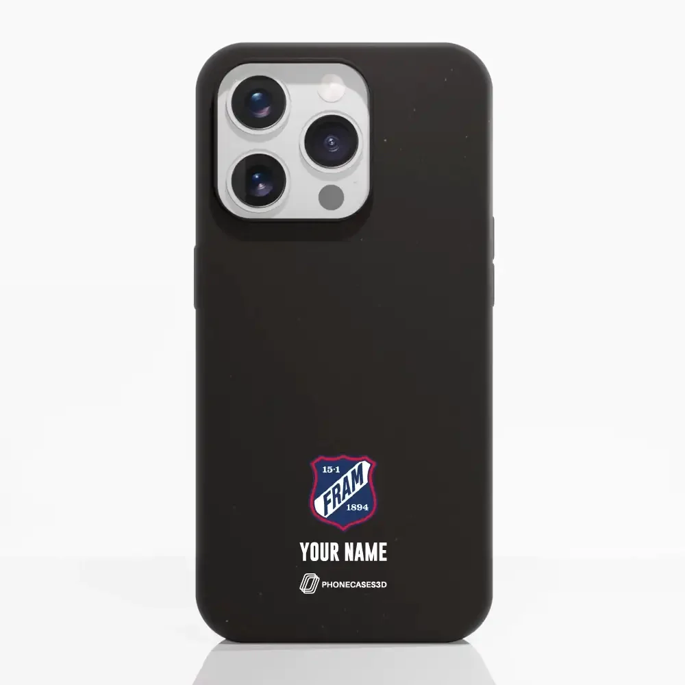 Fram Larvik Official Black Compostable Phone Case Minimal Crest - Image 15