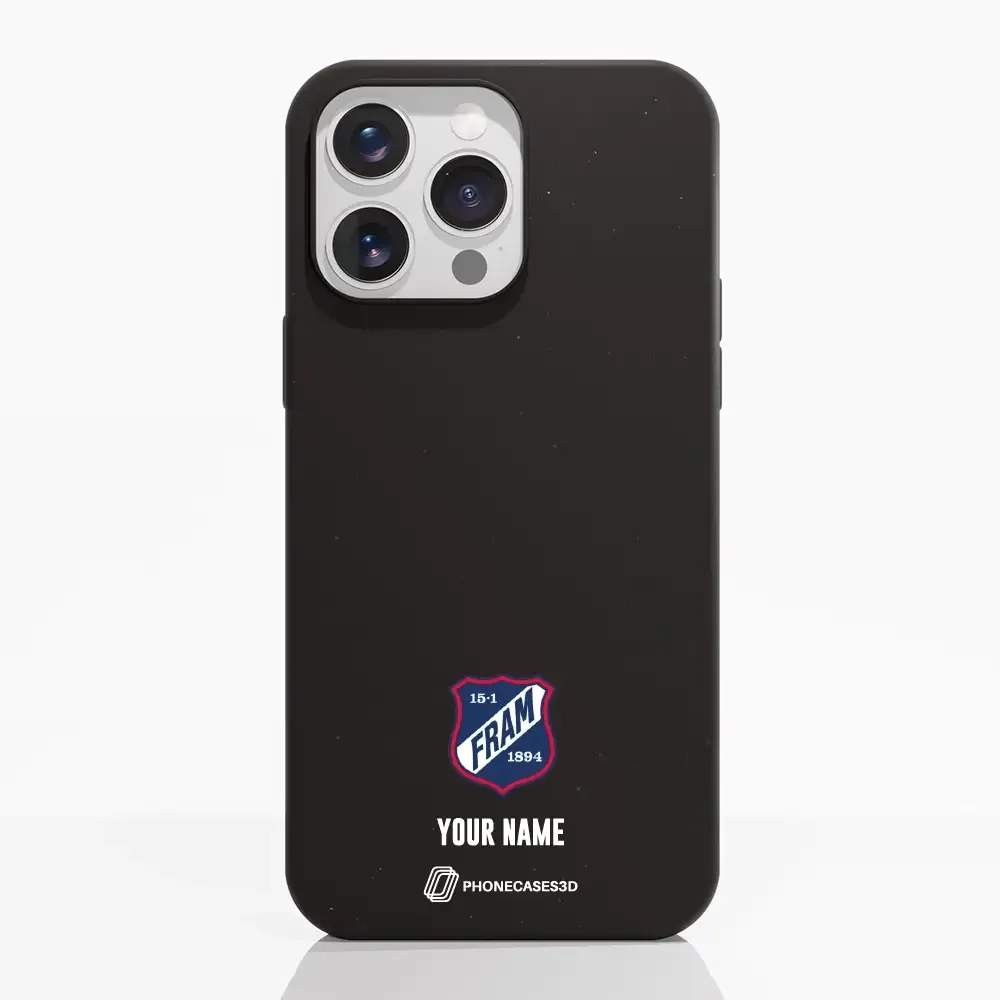Fram Larvik Official Black Compostable Phone Case Minimal Crest - Image 16