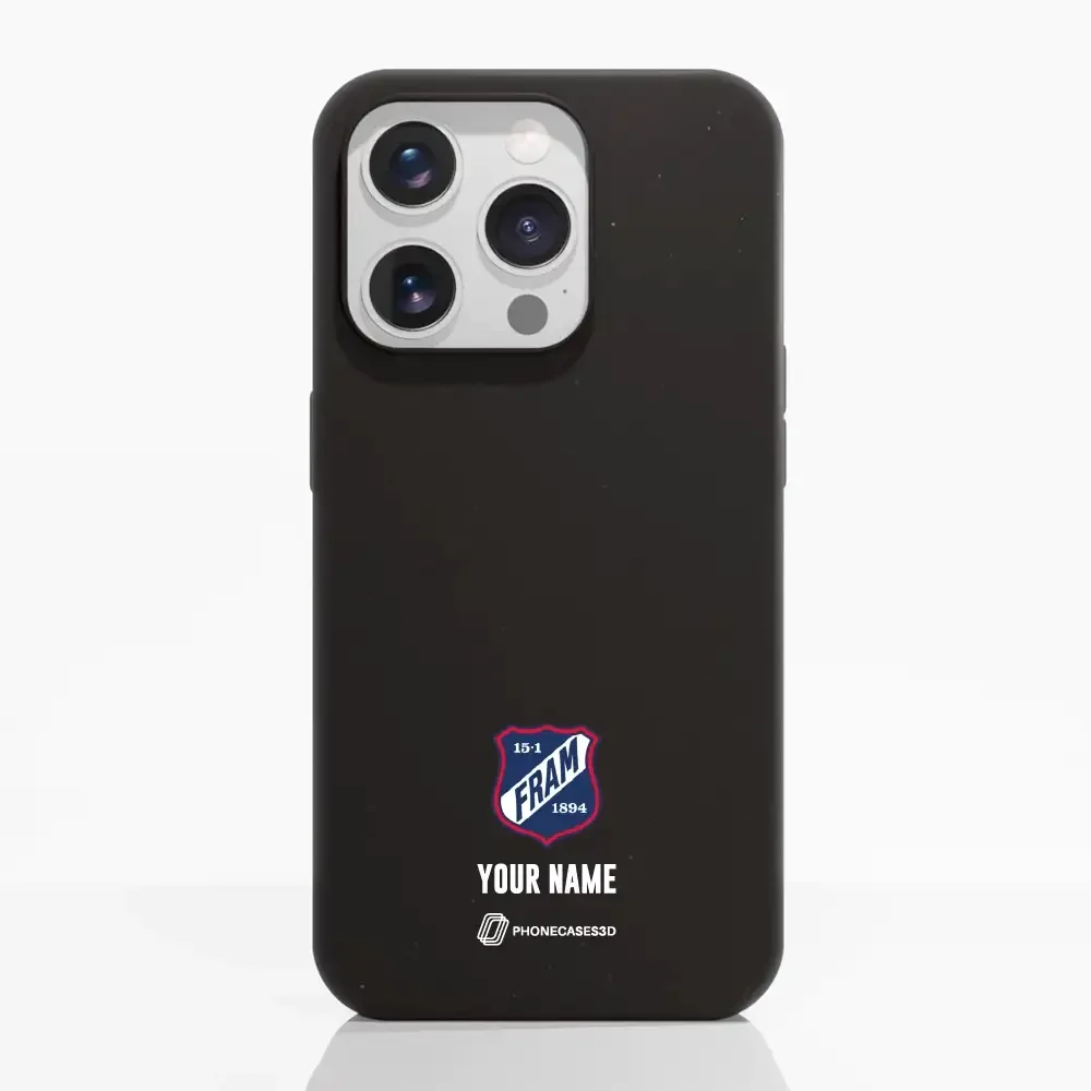Fram Larvik Official Black Compostable Phone Case Minimal Crest - Image 20