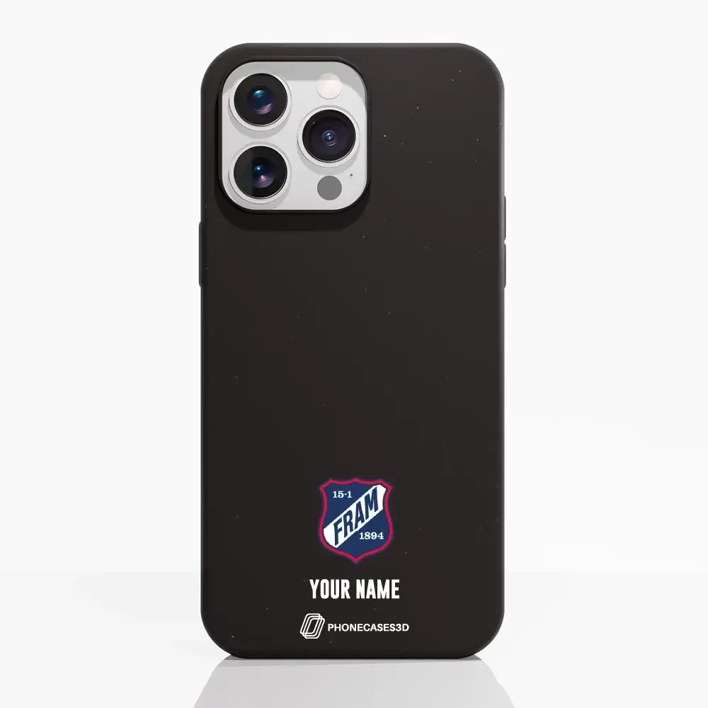 Fram Larvik Official Black Compostable Phone Case Minimal Crest - Image 21