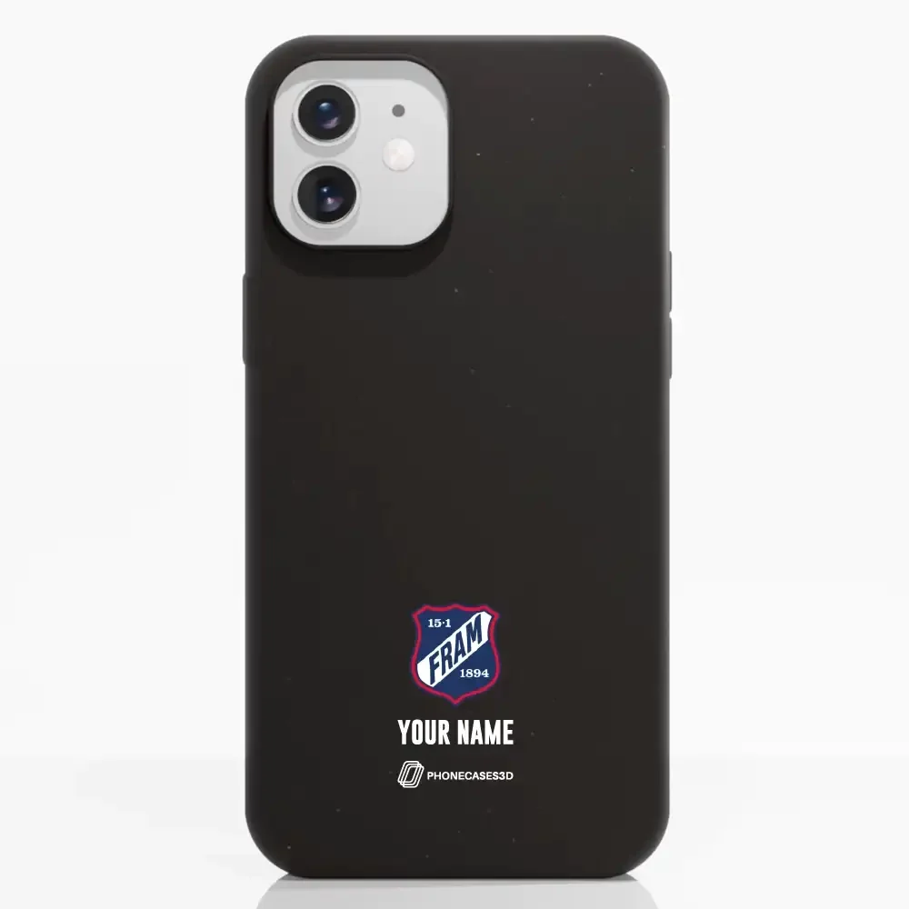Fram Larvik Official Black Compostable Phone Case Minimal Crest - Image 3