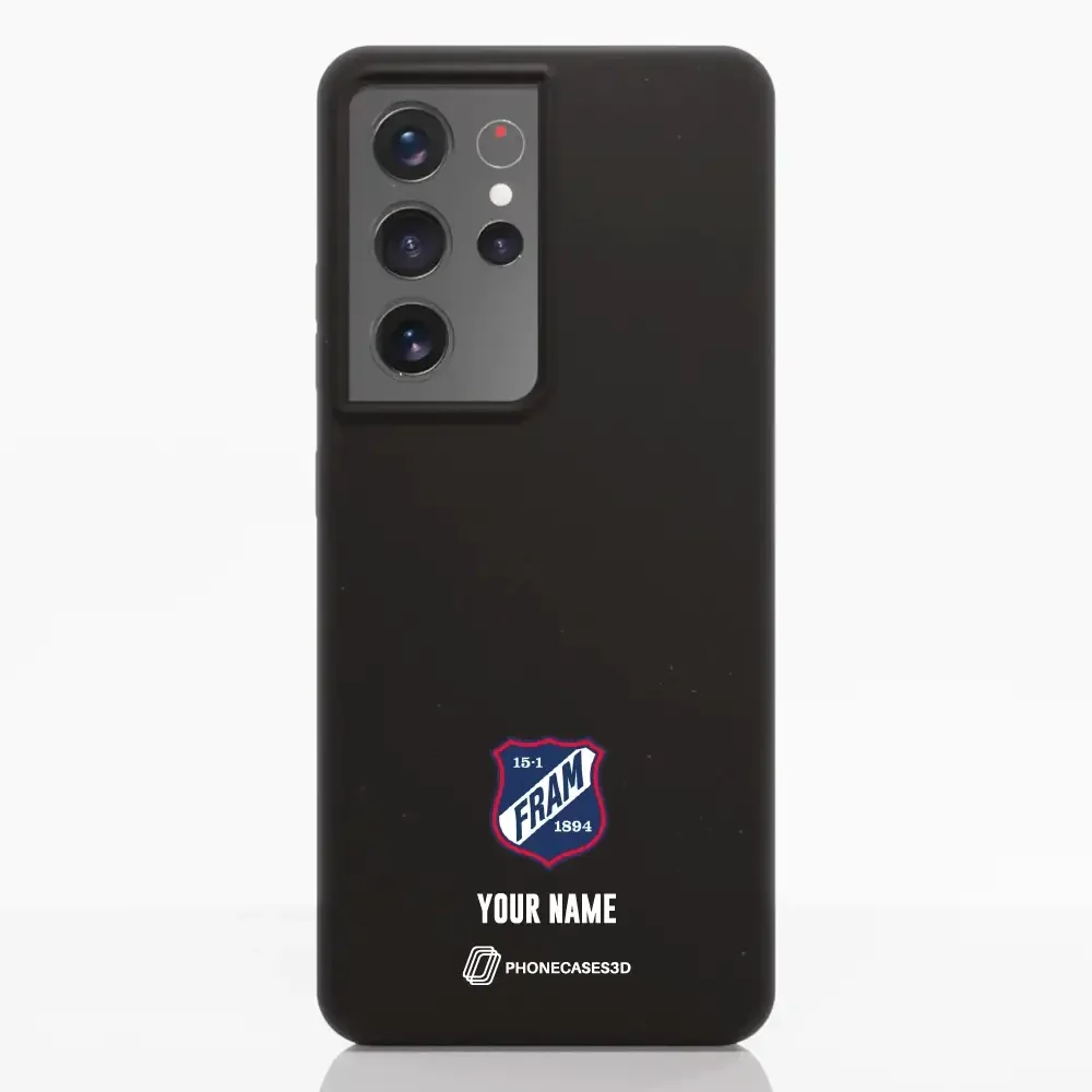 Fram Larvik Official Black Compostable Phone Case Minimal Crest - Image 31