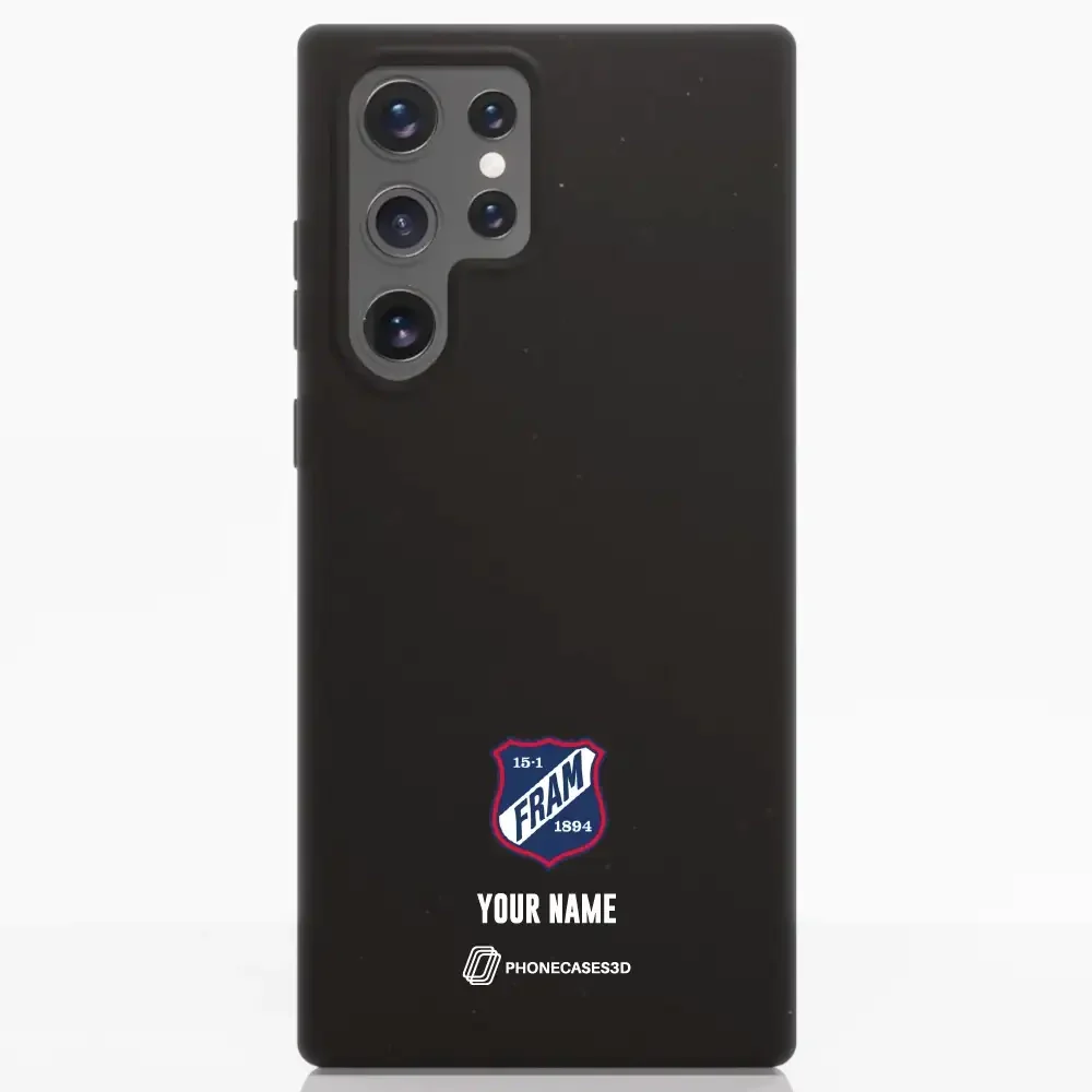 Fram Larvik Official Black Compostable Phone Case Minimal Crest - Image 34