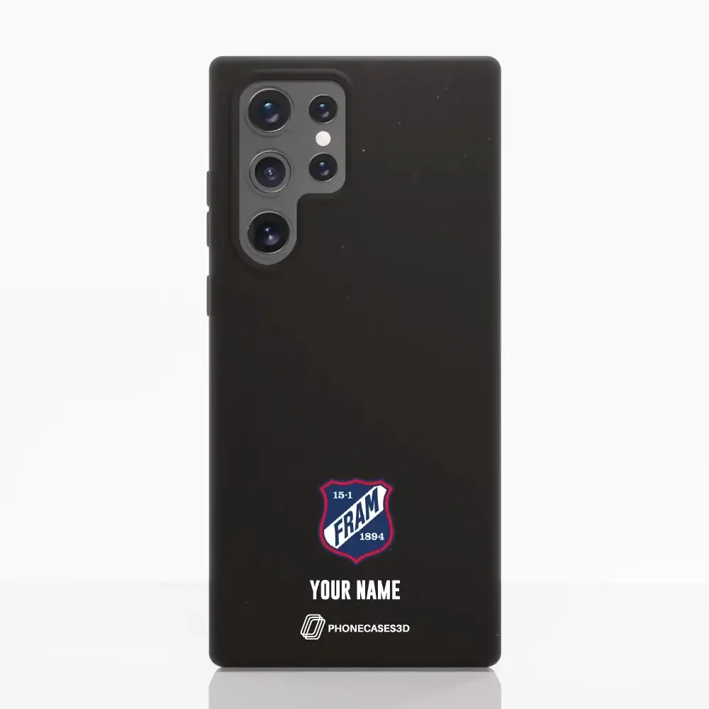 Fram Larvik Official Black Compostable Phone Case Minimal Crest - Image 37