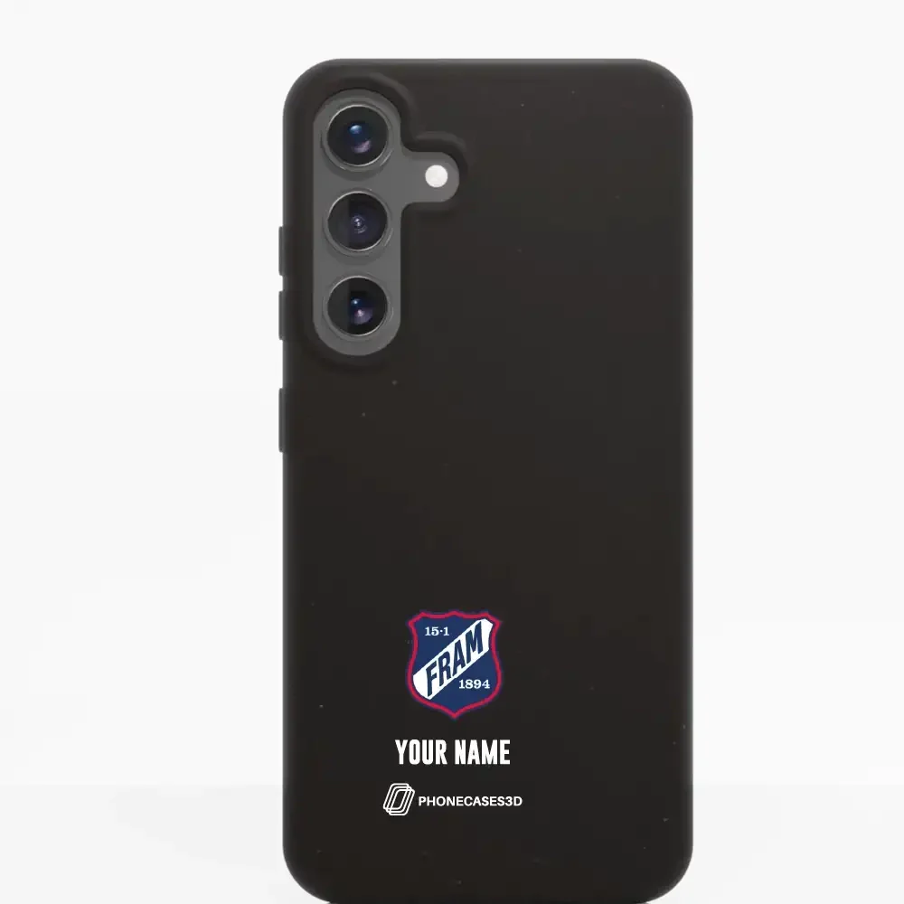 Fram Larvik Official Black Compostable Phone Case Minimal Crest - Image 42