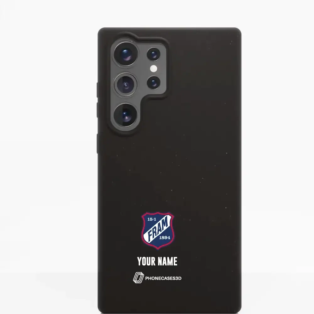 Fram Larvik Official Black Compostable Phone Case Minimal Crest - Image 43
