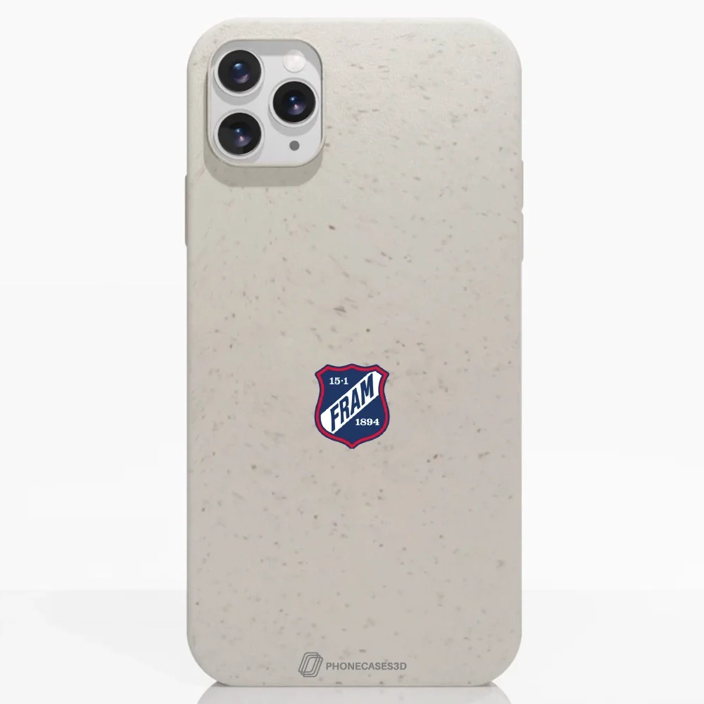 Fram Larvik Official White Compostable Phone Case Crest - Image 3