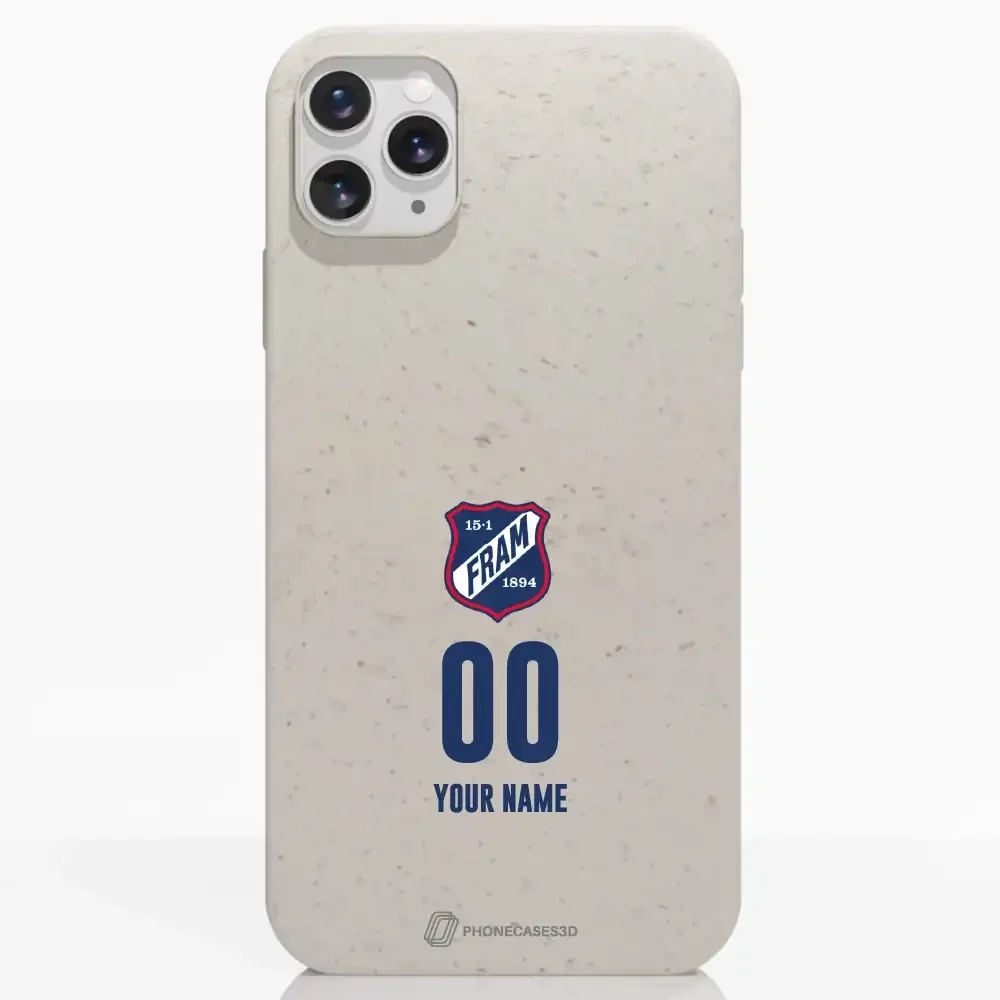 Fram Larvik Official White Compostable Phone Case Crest - Image 3