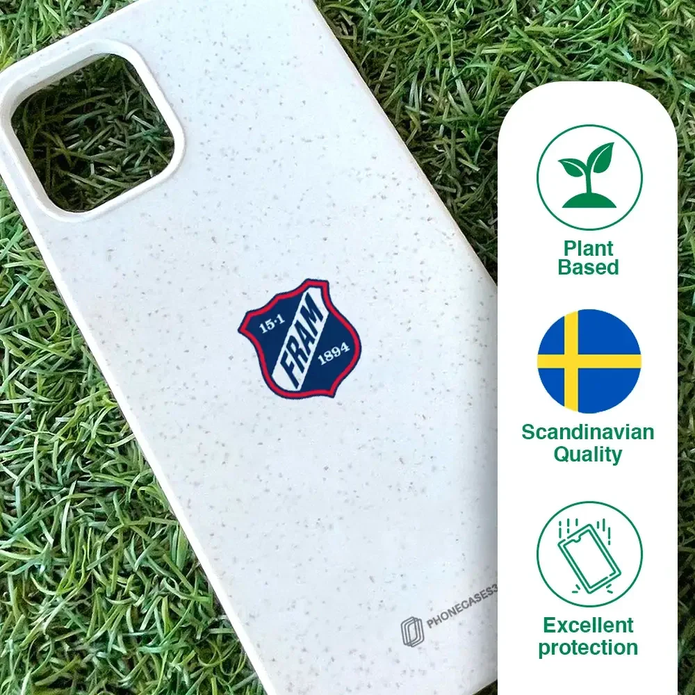 Fram Larvik Official White Compostable Phone Case Crest - Image 45
