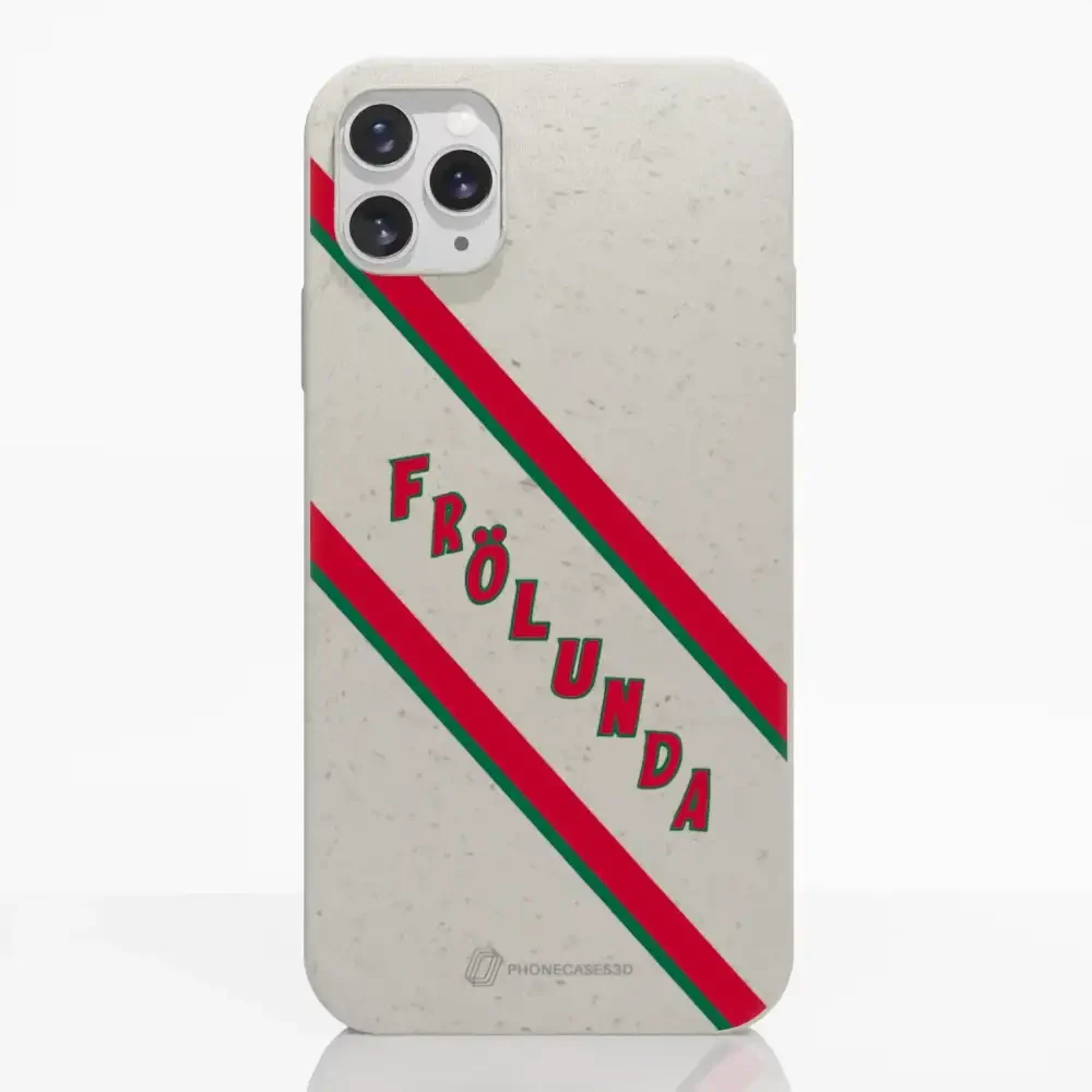 Frölunda Hockey Official Compostable Phone Case Red Diagonal - Image 3