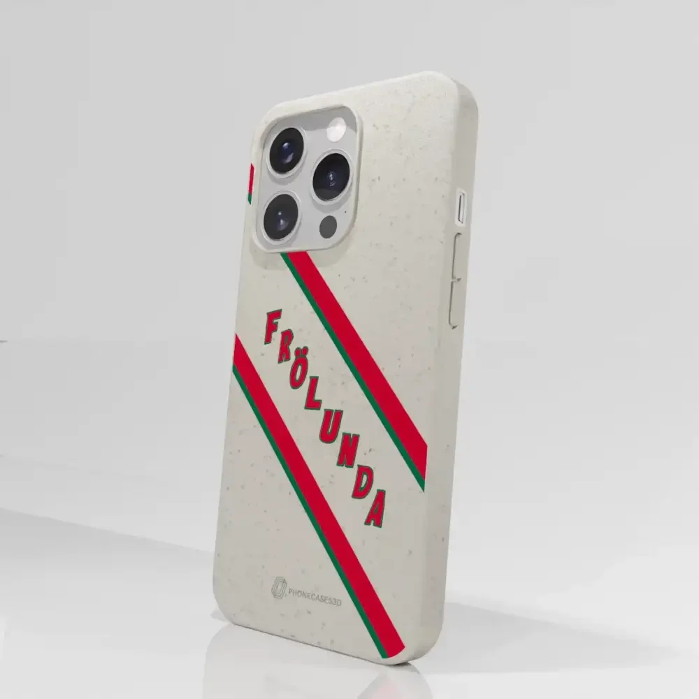 Frölunda Hockey Official Compostable Phone Case Red Diagonal - Image 65