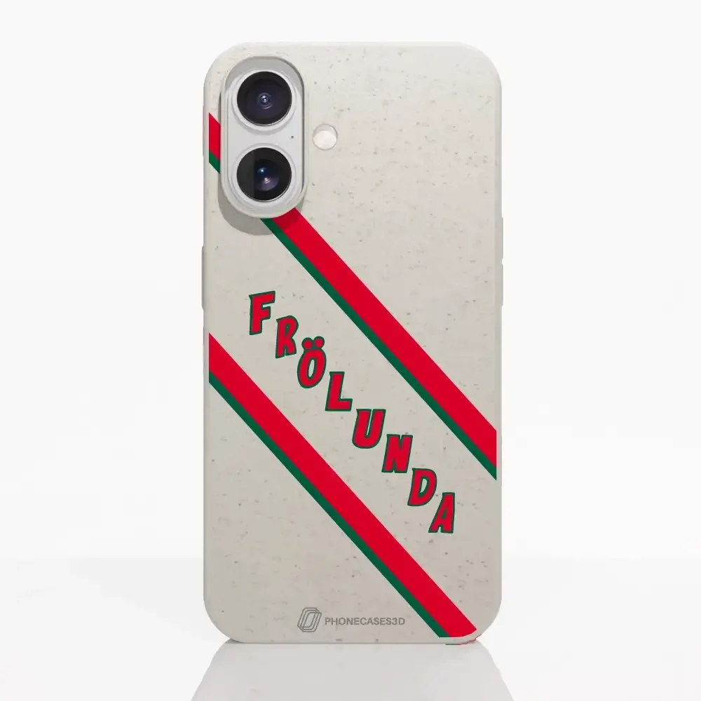 Frölunda Hockey Official Compostable Phone Case Red Diagonal - Image 84