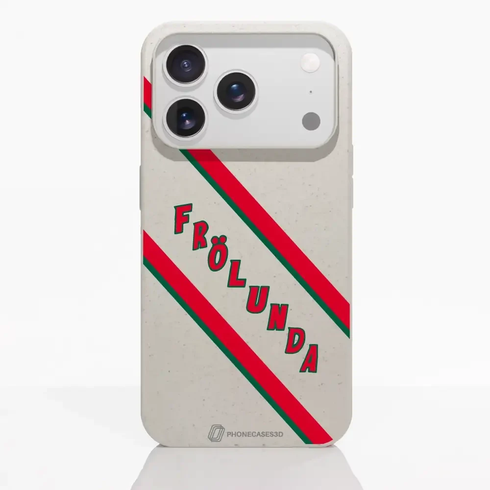 Frölunda Hockey Official Compostable Phone Case Red Diagonal - Image 86