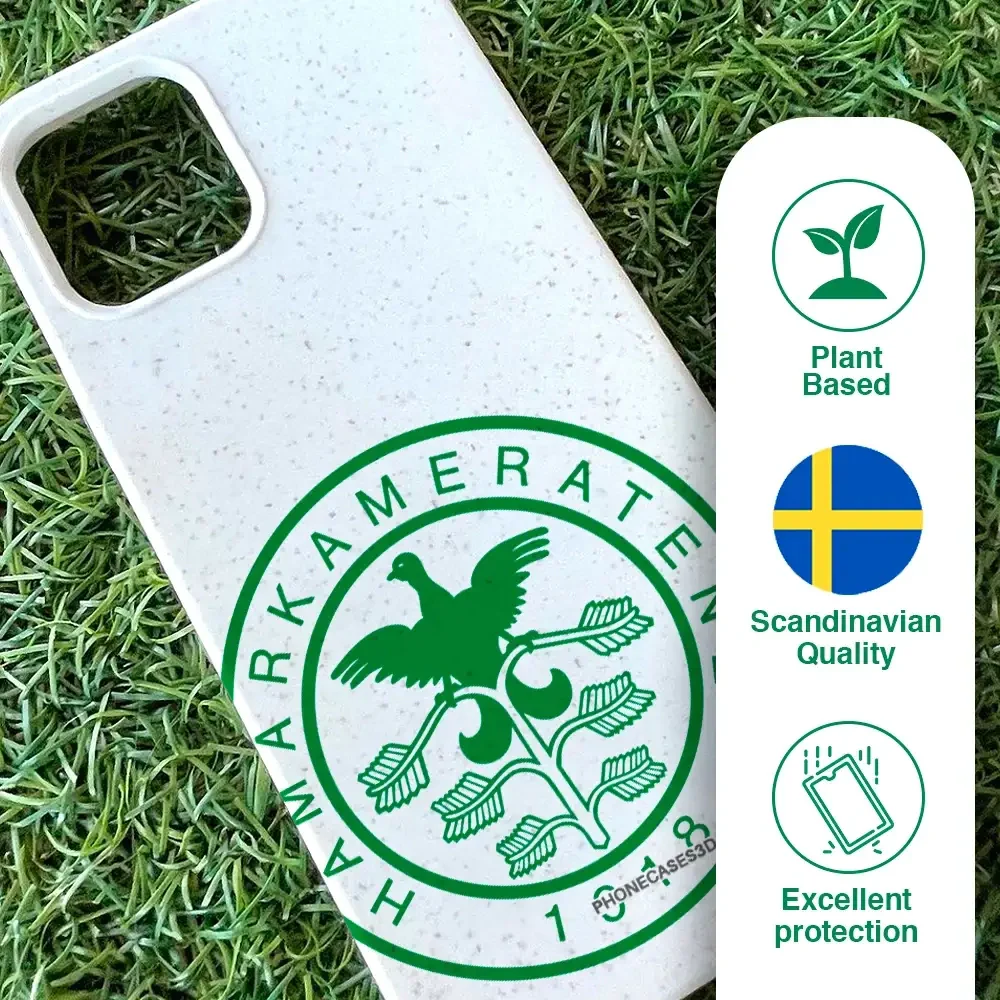 HamKam Official Compostable Phone Case Design Green Emblem - Image 49