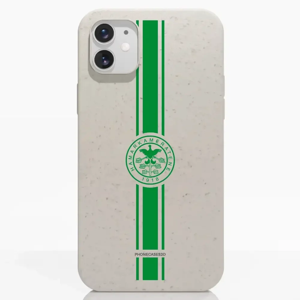 HamKam Official Compostable Phone Case Design Green Stripes